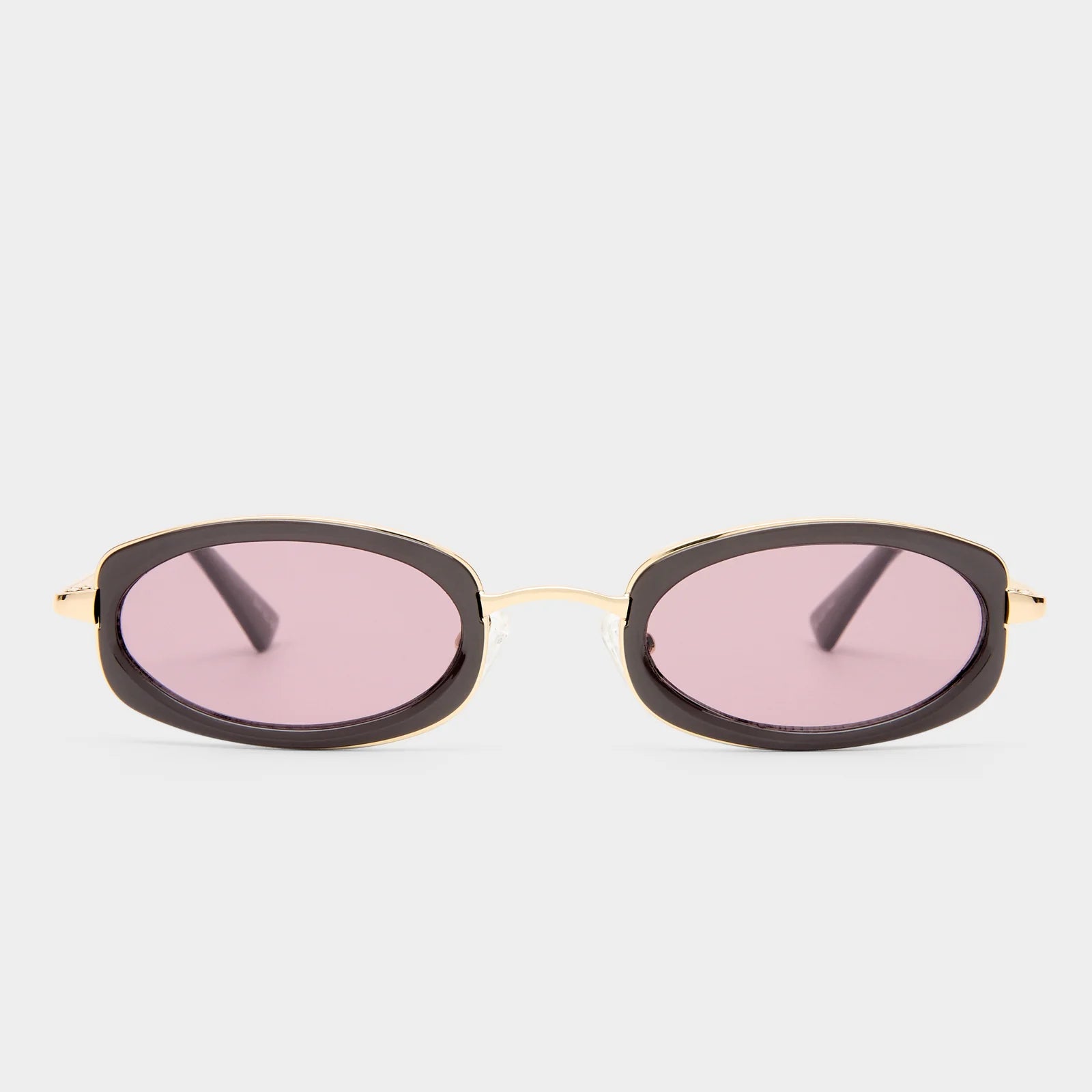 Le Specs Mecharo Sunglasses - Gold Dark Chocolate