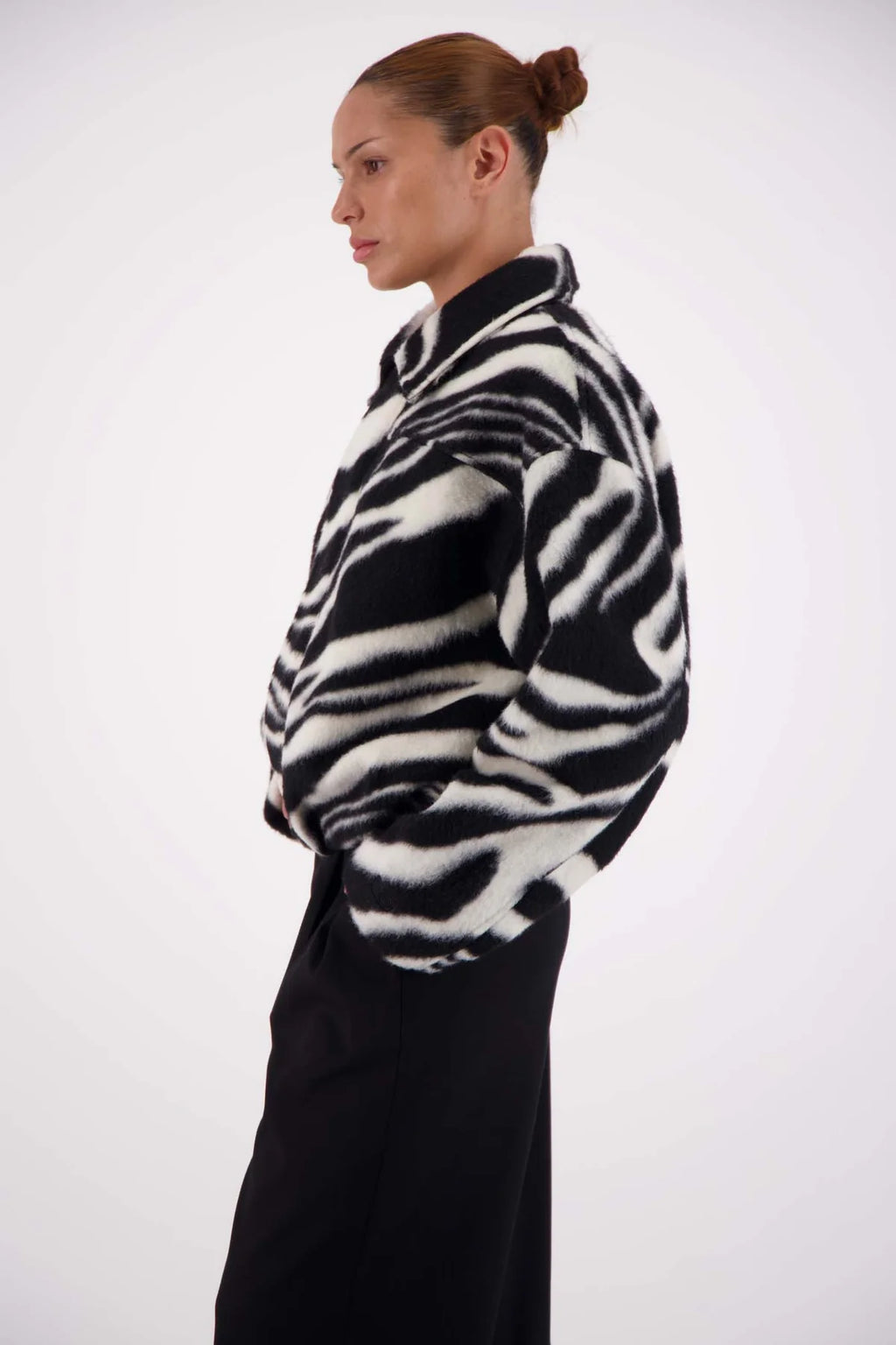 Jasmine Alexa - Bailey Bomber Jacket / Zebra