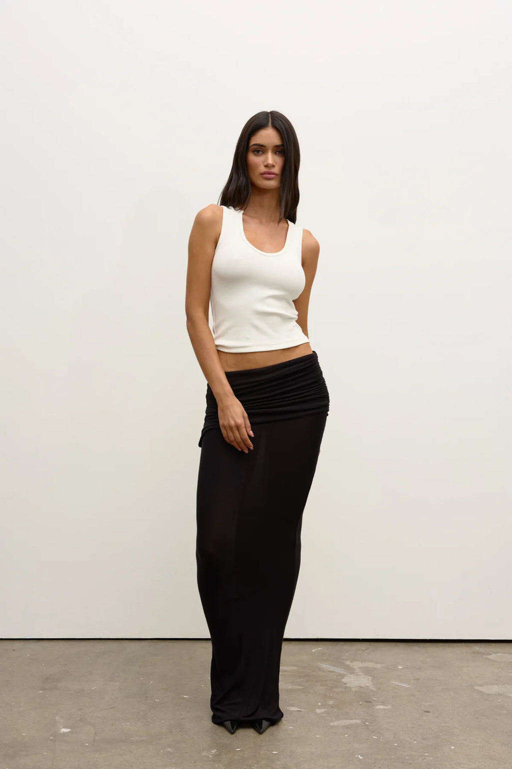 Bayse - Devon Tank / White