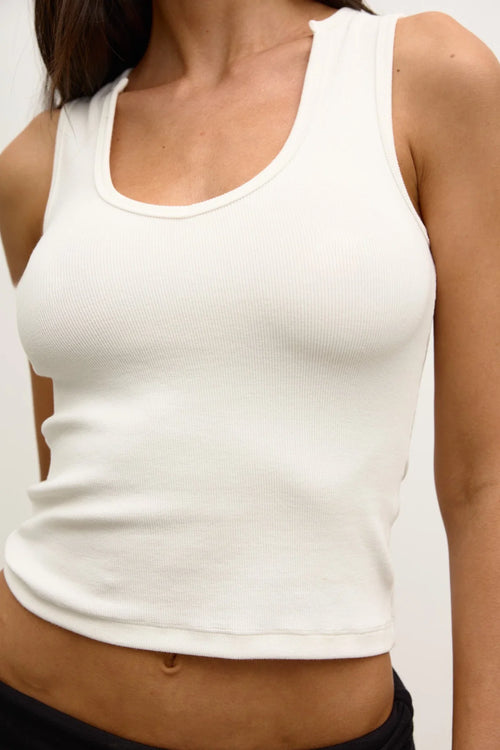 Bayse - Devon Tank / White