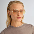 Le Specs Civelle Sunglasses – Bright Gold/Tort