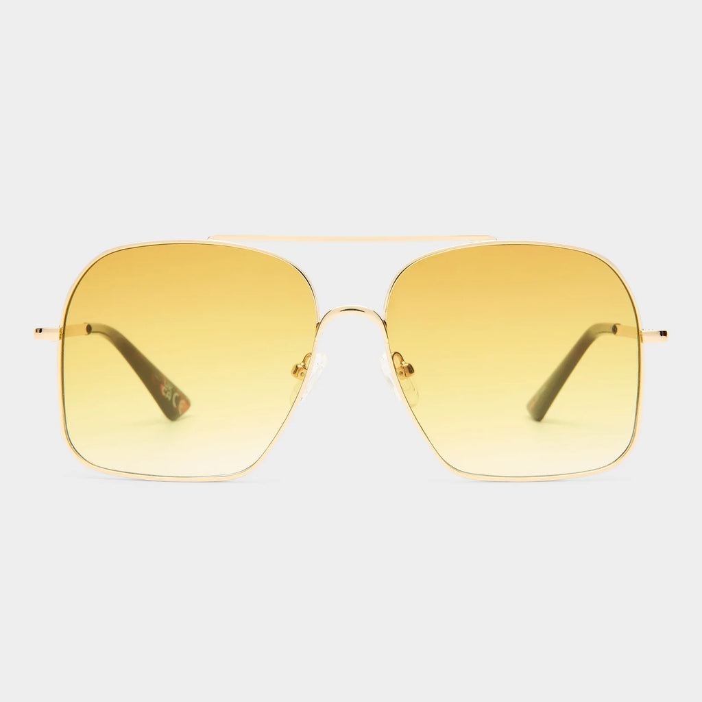 Le Specs Civelle Sunglasses – Bright Gold/Tort