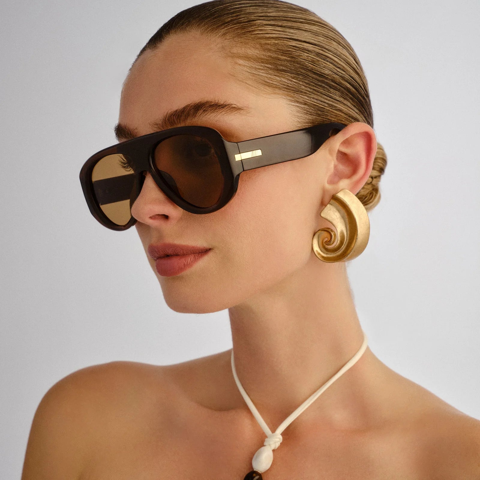 Le Specs Dream Boat Sunglasses – Cocoa