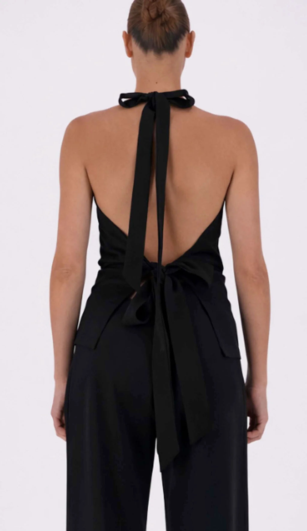 Jasmine Alexa - Melissa Tie Top / Black
