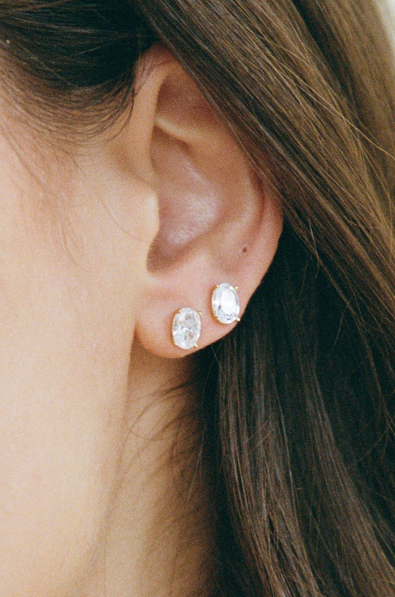 Porter Jewellery - Oval Studs 1CT / Gold