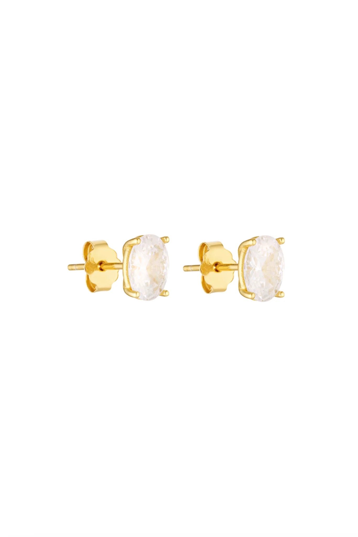 Porter Jewellery - Oval Studs 1CT / Gold