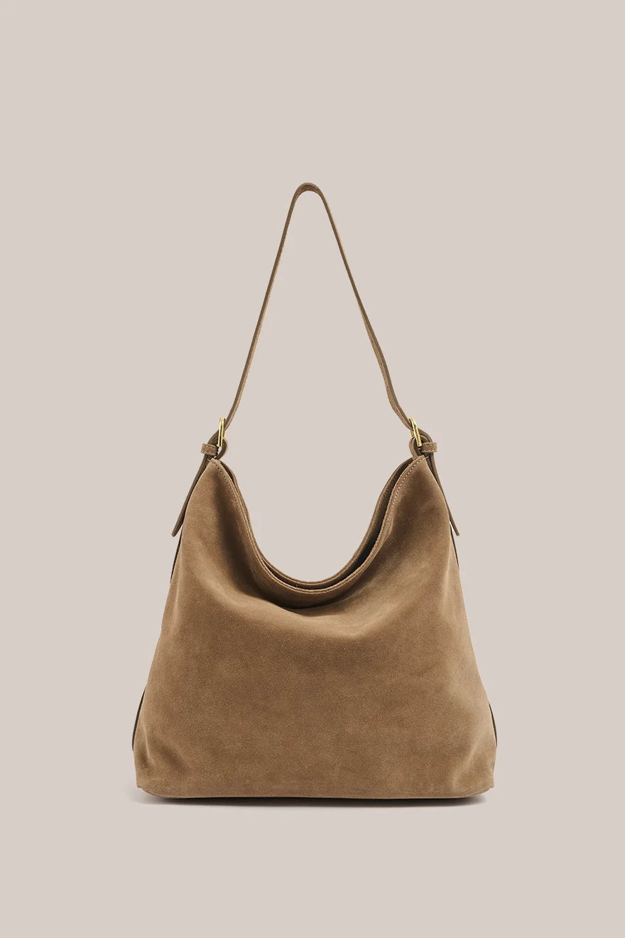 Vestirsi - Savannah Suede Hobo Bag / Brown