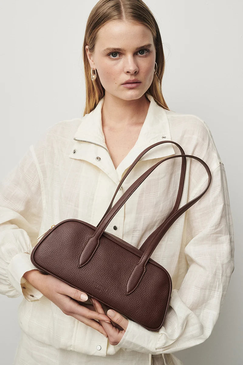 Vera Baguette Bag / Mahogany