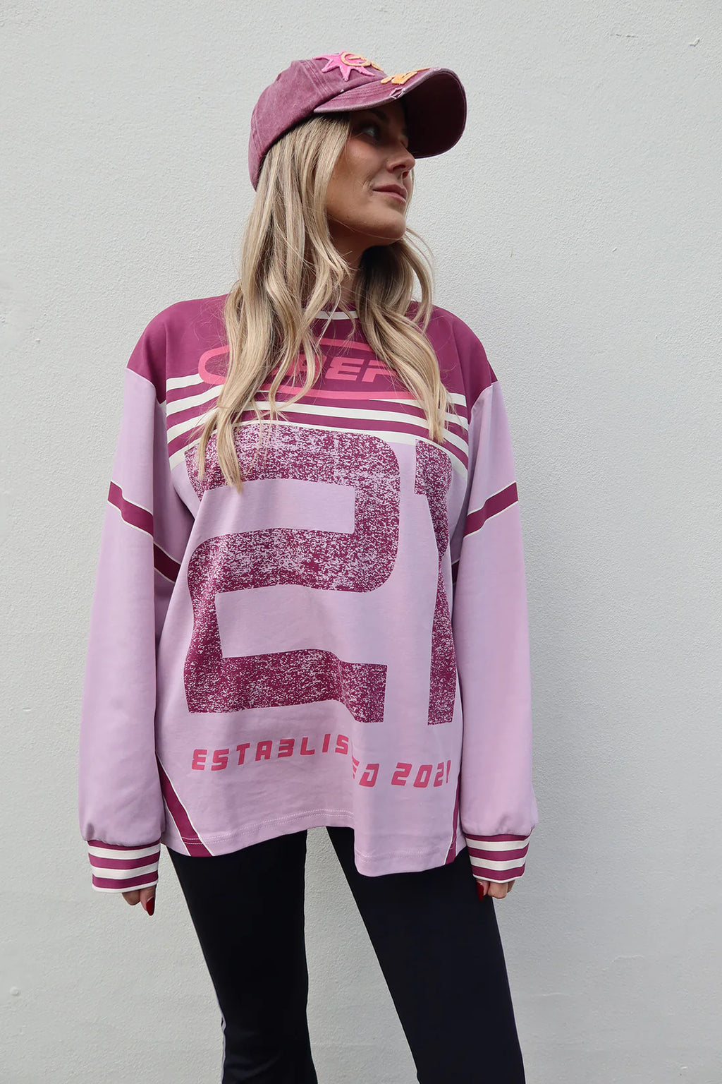 PRE ORDER | RAEF Pink Asha LS Tee