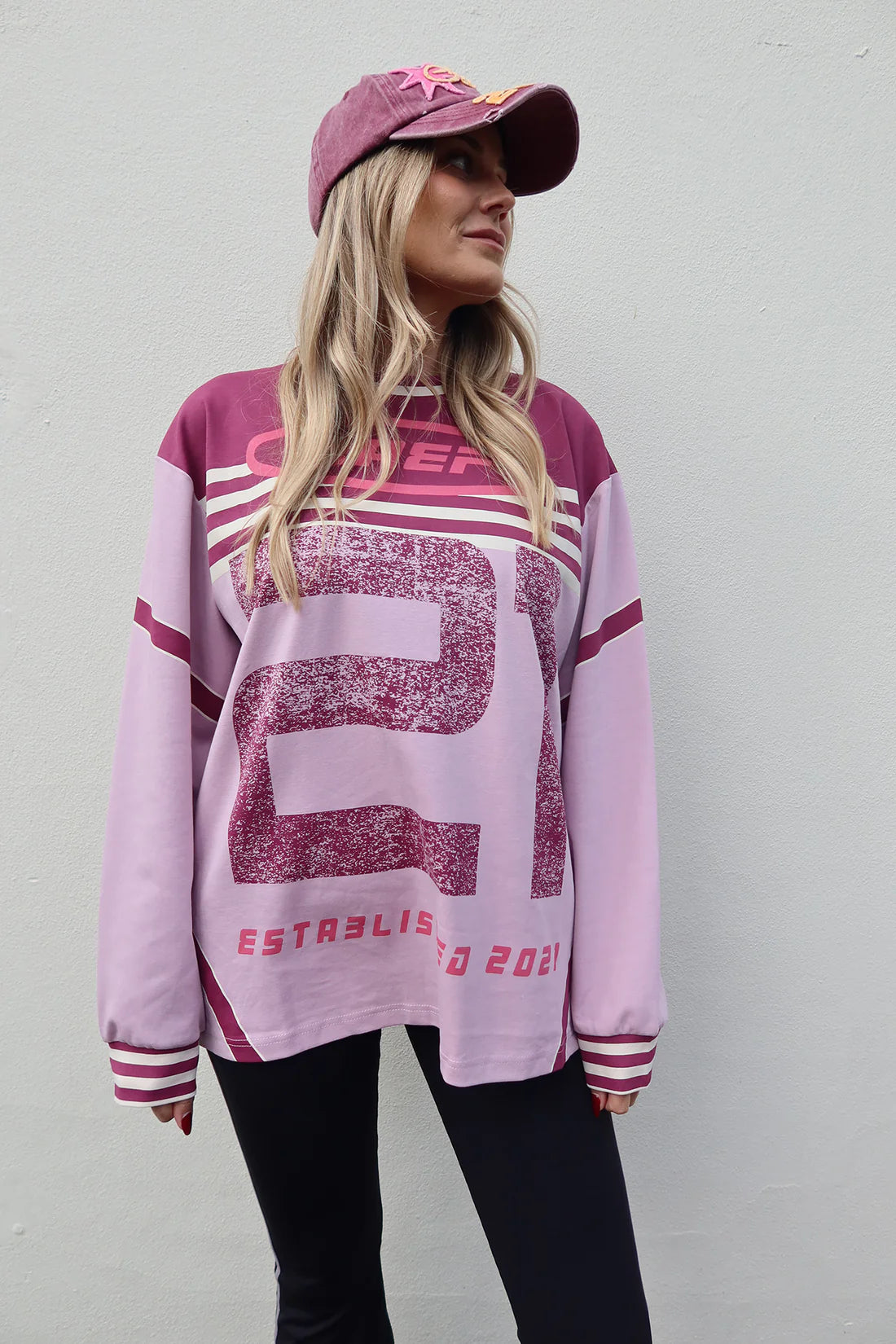 PRE ORDER | RAEF Pink Asha LS Tee