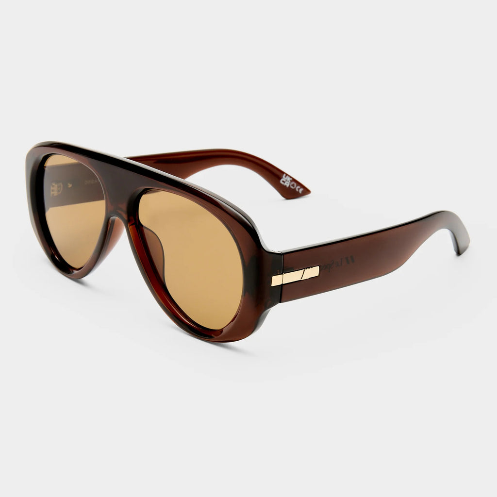 Le Specs Dream Boat Sunglasses – Cocoa