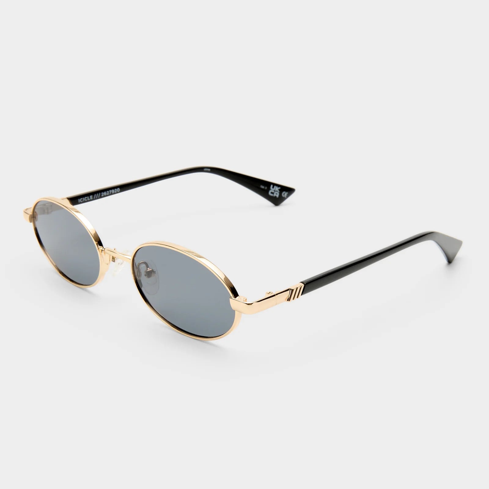 Le Specs Icicle Sunglasses – Bright Gold/Smoke Mono