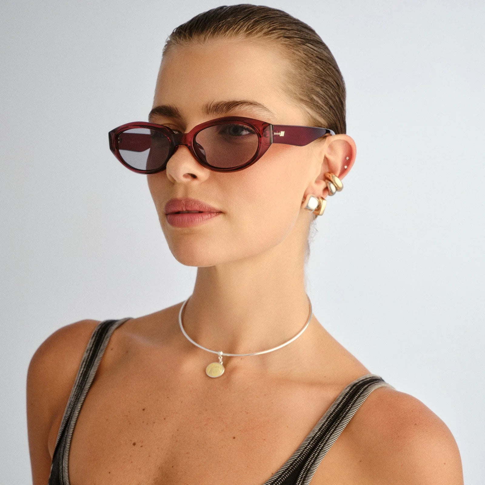 Le Specs Le Bijou+ Sunglasses - Mulberry