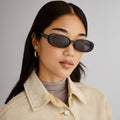 Le Specs Outta Love+ Sunglasses - Black Smoke Mono