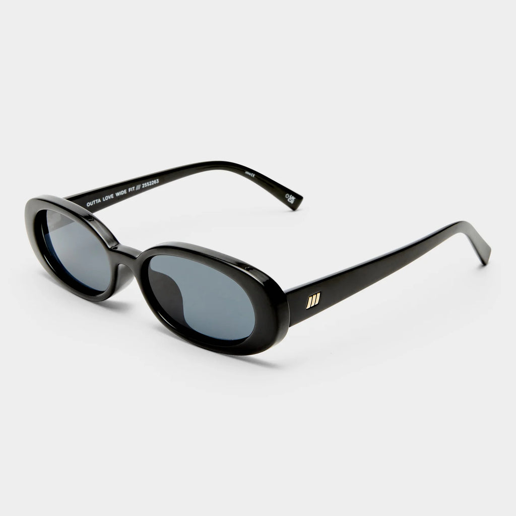 Le Specs Outta Love+ Sunglasses - Black Smoke Mono