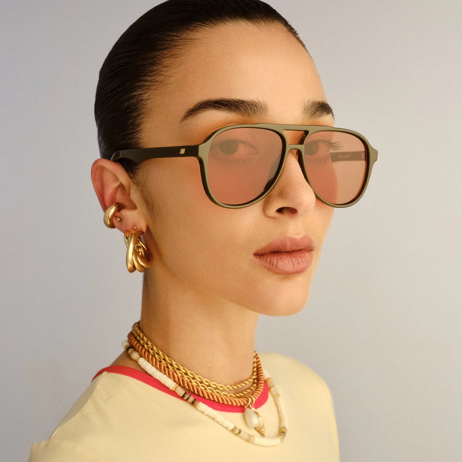 Le Specs Tragic Magic Sunglasses – Dark Olive
