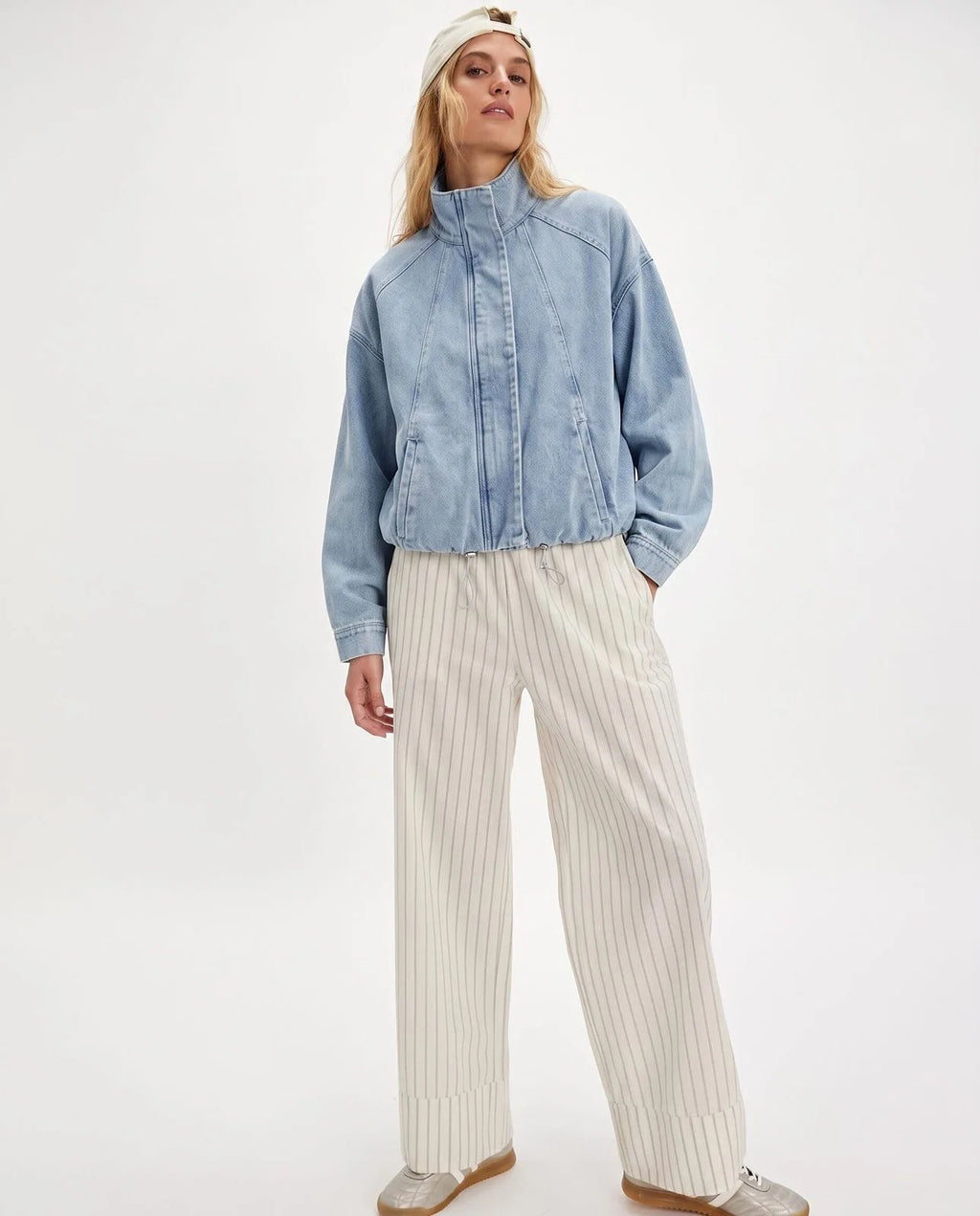 Smaibulun - Collette Denim Bomber Jacket