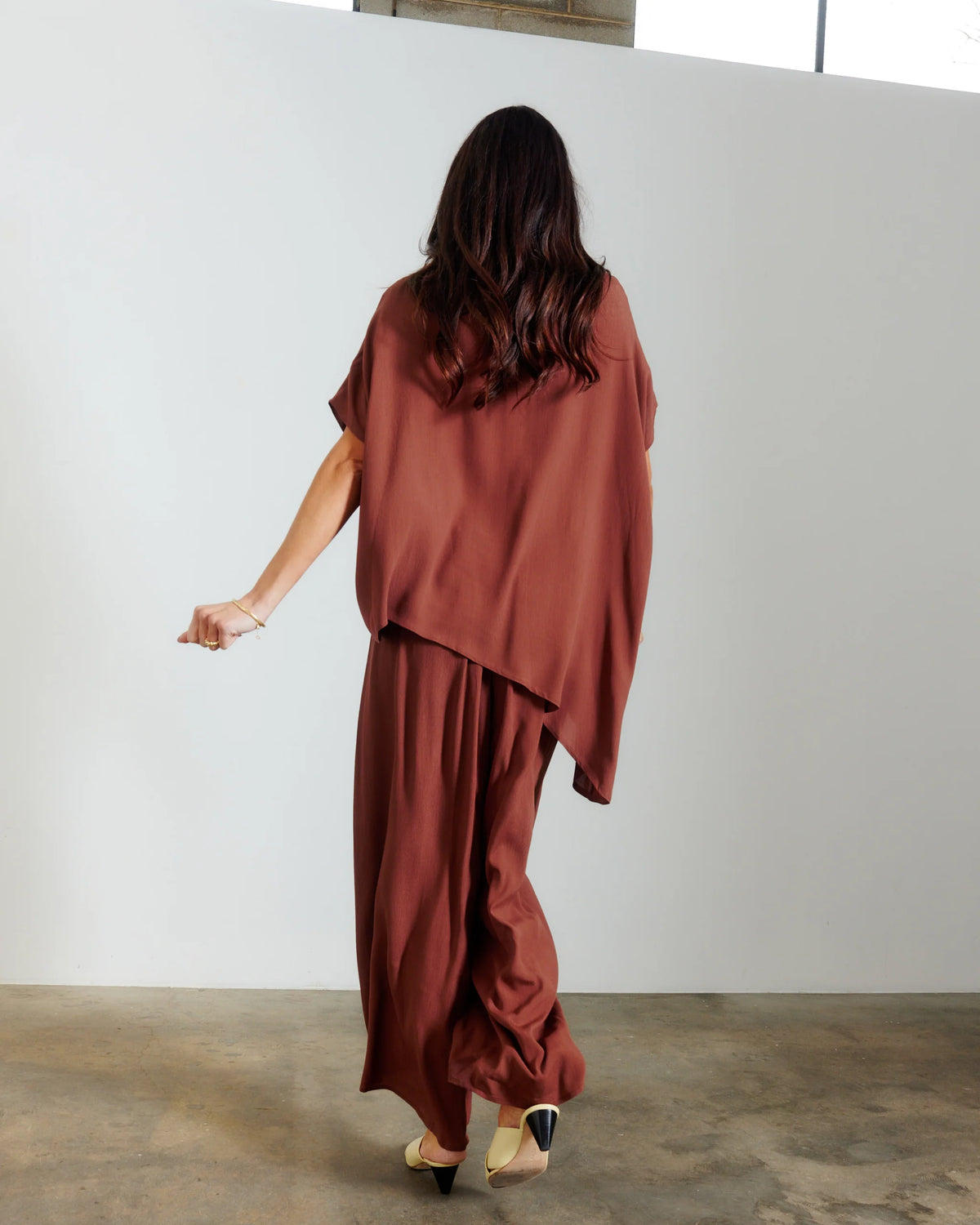BTL The Label - Tuscan Flow Pant / Brown