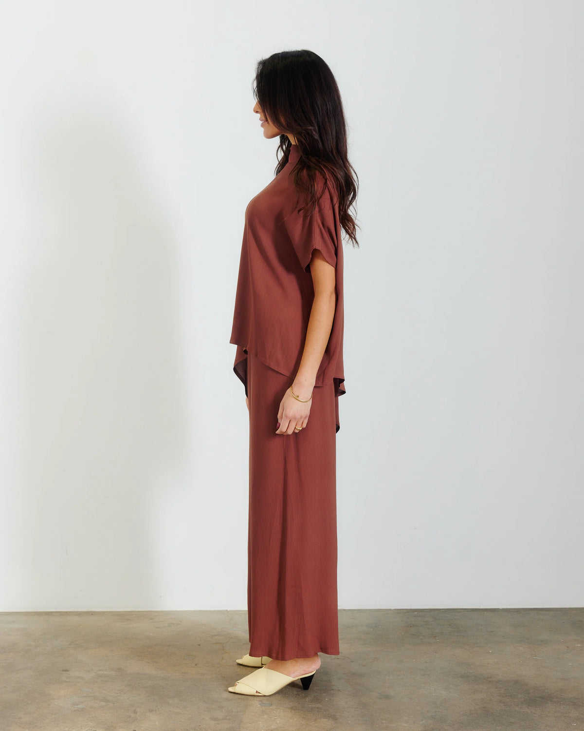 BTL The Label - Tuscan Flow Pant / Brown